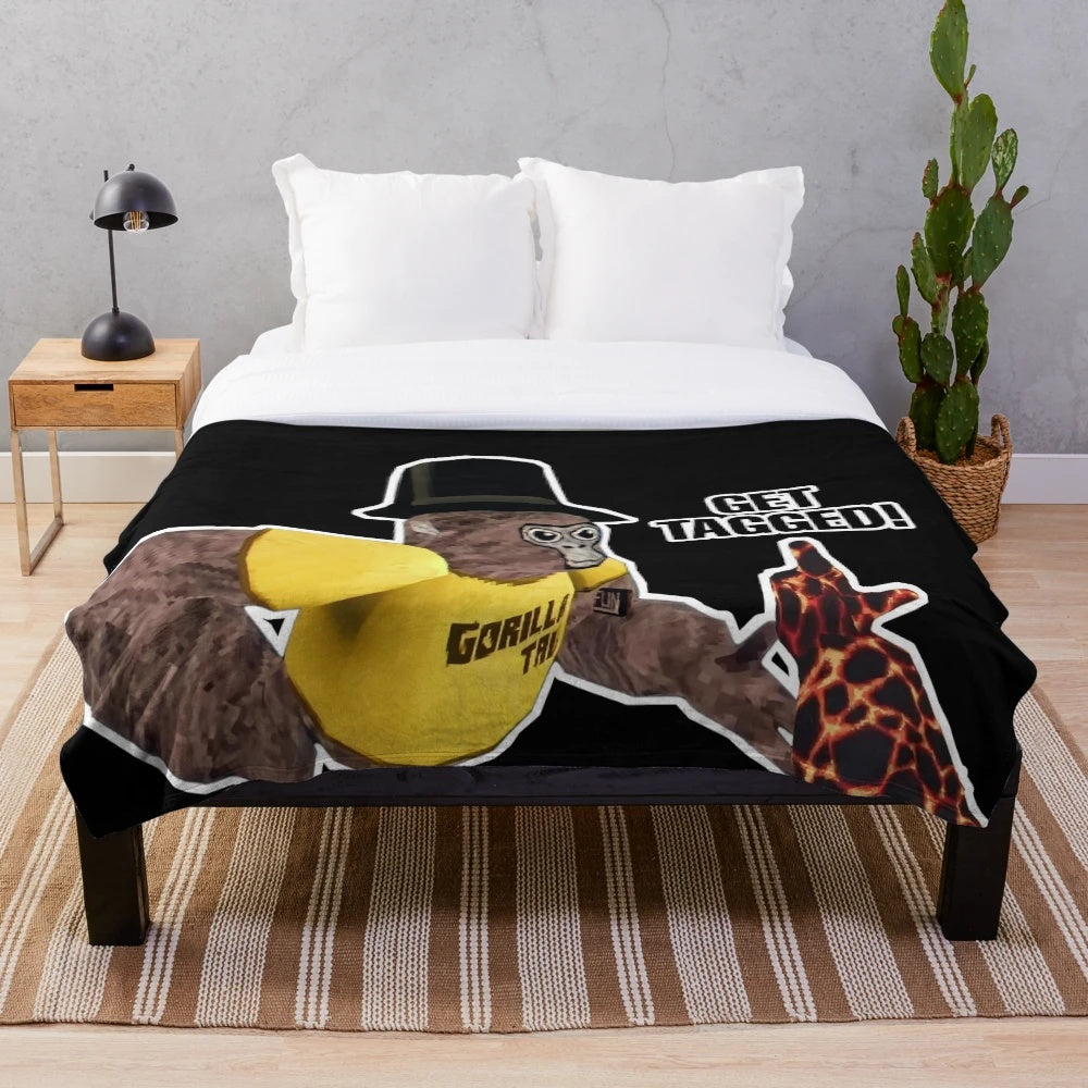 Gorilla Tag Inspired Plush Blanket