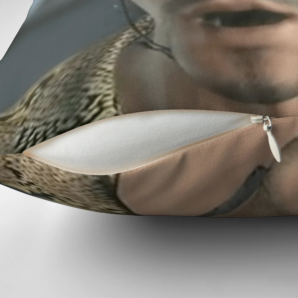 Soft and comfortable Goro Majima-themed pillow, featuring the iconic Yakuza character