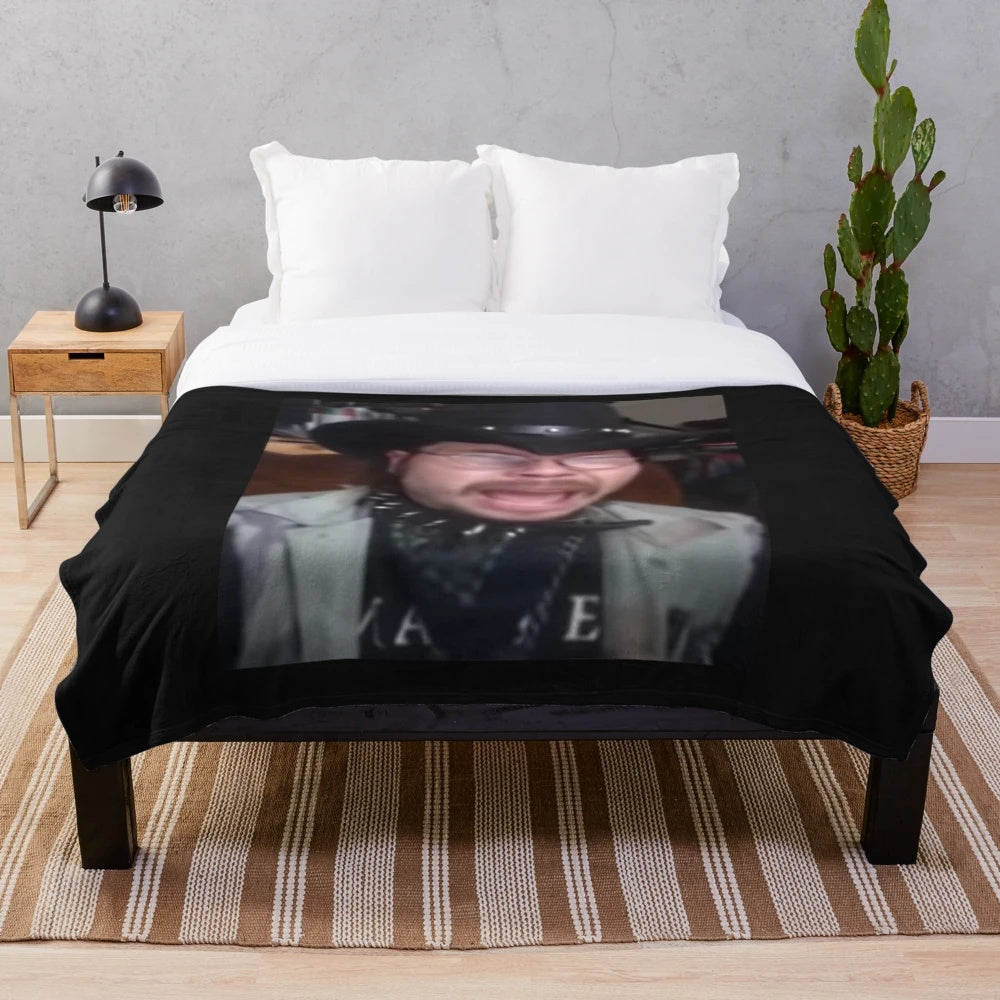 King Cobra JFS inspired Gothic badboy cobra plush blanket
