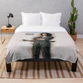 Graffiti-style plush blanket featuring the iconic character Ellen Ripley from the Alien movie franchise
