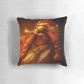 Cozy Gragas-themed pillow with alpha male design