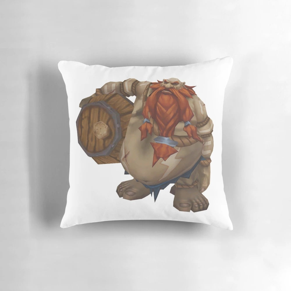 Gragas League of Legends 3D Model Pillow