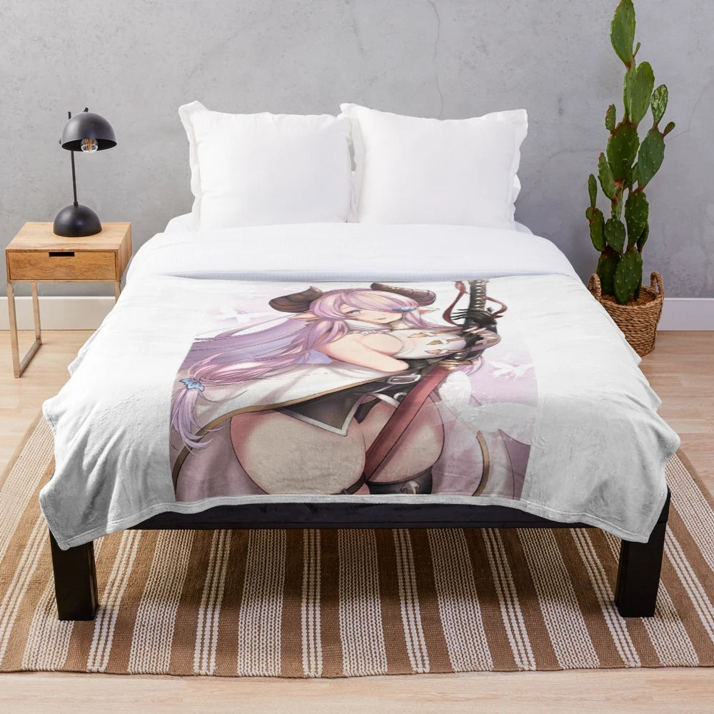 Granblue Fantasy-Inspired Plush Blanket