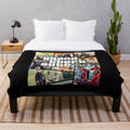 Grand Theft Auto Inspired Plush Blanket