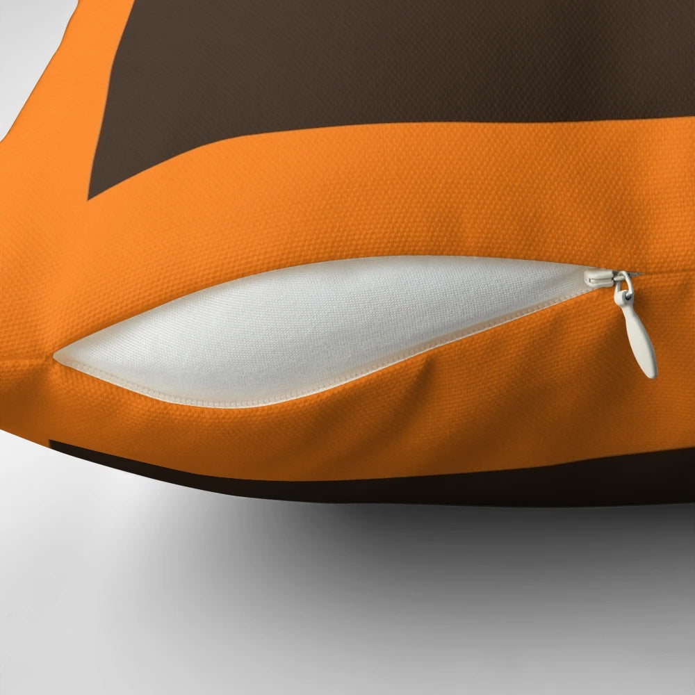 Decorative throw pillow featuring an illustration of Adobe Illustrator logo