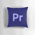Graphic designer and video editing icon printed on a decorative throw pillow for home and office
