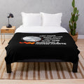 Graphic plush blanket featuring a cool and badass design for recreation and fitness workers