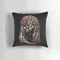 Dark Souls inspired Gravelord Nito pillow with a spooky skeleton and bone design