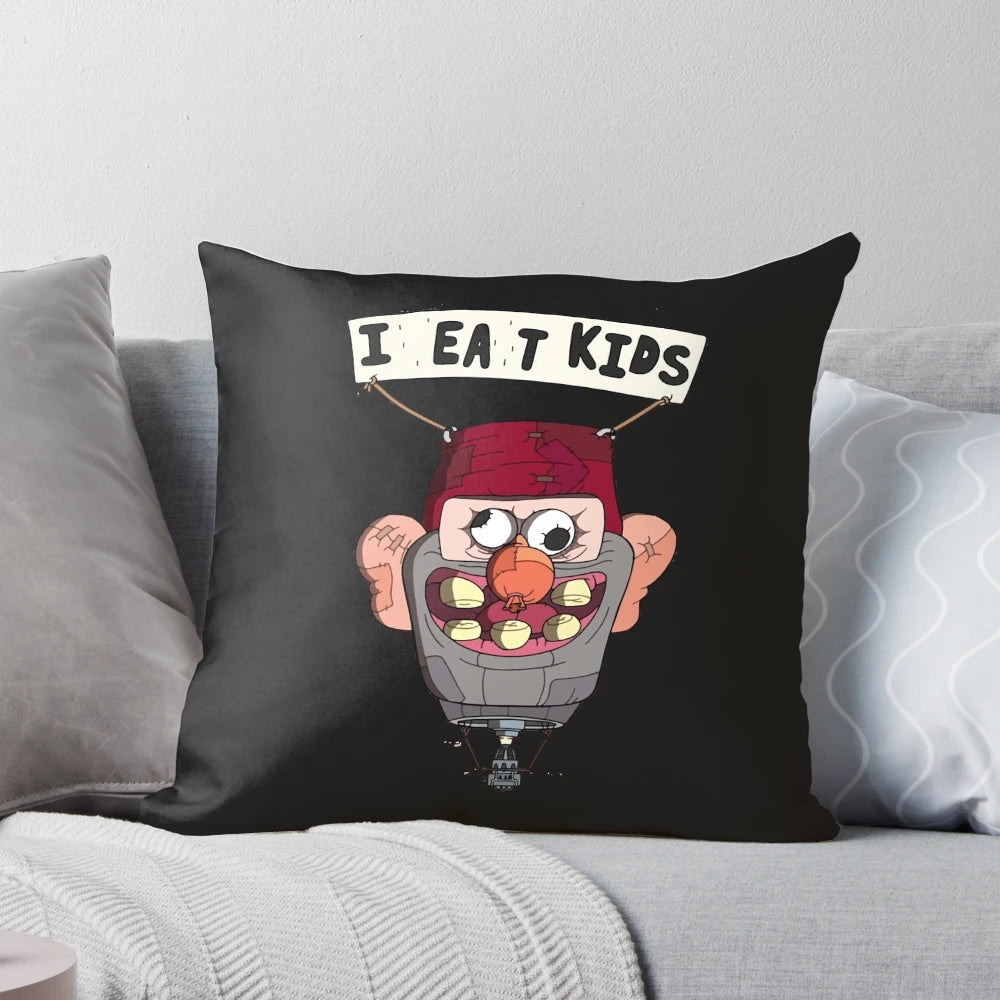 Gravity Falls Balloon Kids Classic T-Shirt Pillow featuring a whimsical and humorous design.