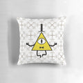 Gravity Falls Bill Cipher Pattern Pillow featuring characters from the Disney XD animated series