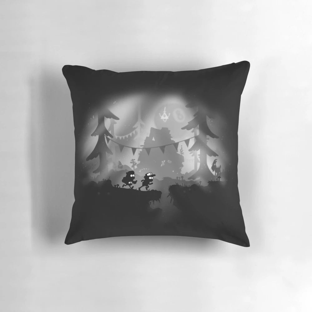 Gravity Falls Dipper and Mabel Twins Silhouette Limbo Pillow
