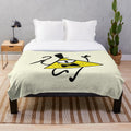 Soft and cozy plush blanket featuring the mysterious Bill Cipher from the hit TV show Gravity Falls