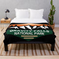 Gravity Falls National Park Plush Blanket with Retro Park Sign