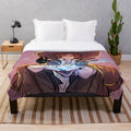 A cozy and soft plush blanket featuring characters from the popular animated series Gravity Falls