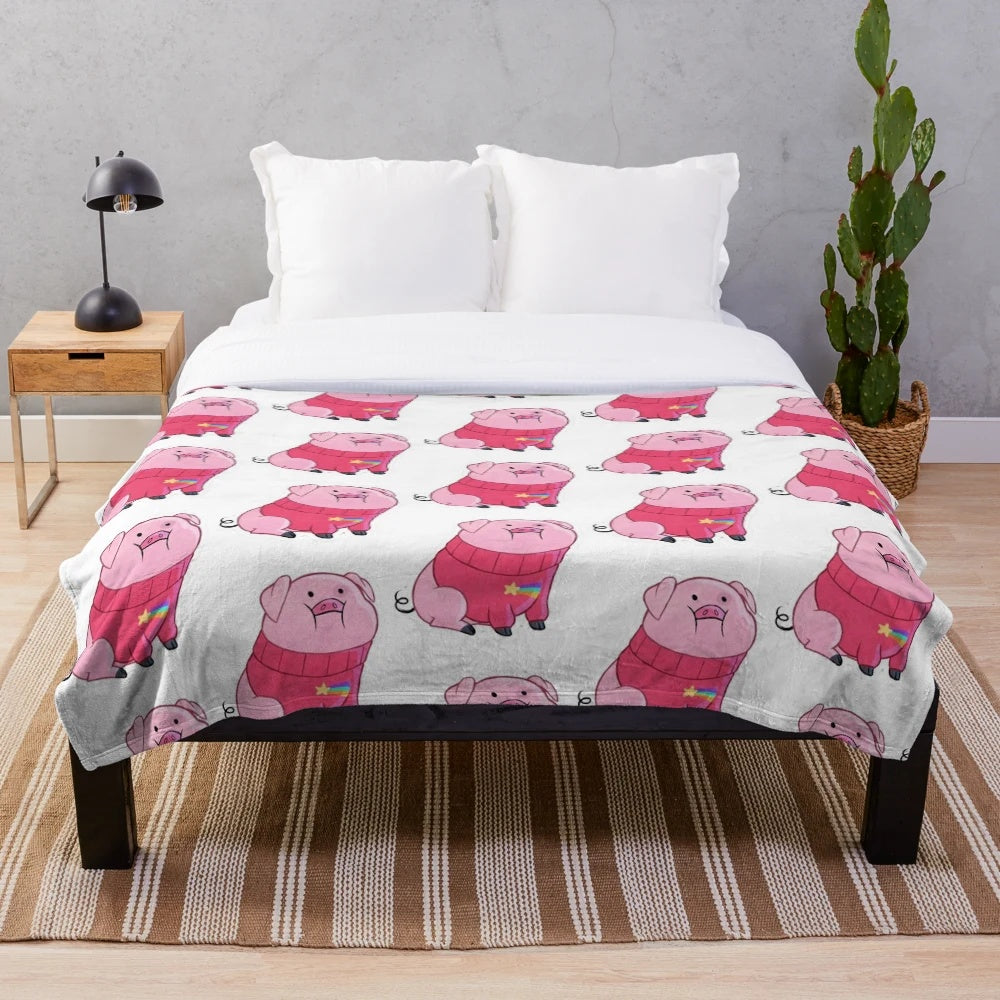 Gravity Falls Waddles the Pig Plush Blanket