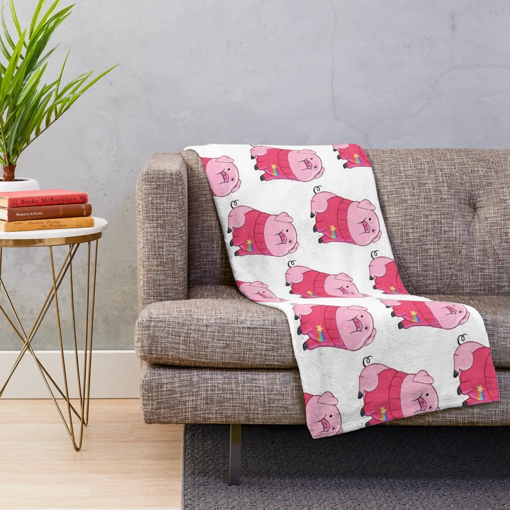 Gravity Falls Waddles the Pig Plush Blanket