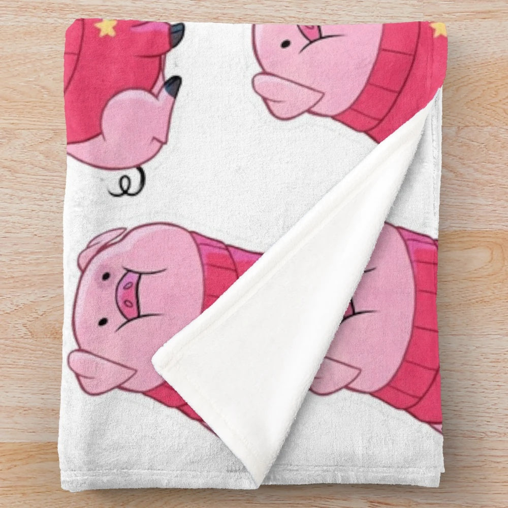 Gravity Falls Waddles the Pig Plush Blanket