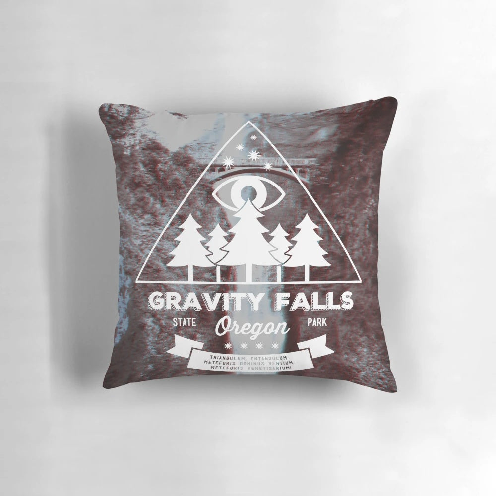 Soft, plush pillow featuring characters from the TV show Gravity Falls