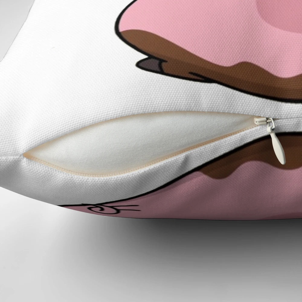 Gravity Falls Waddles Plush Pillow, a soft and cuddly pillow featuring the beloved pig character from the popular animated series.