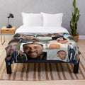 Jackson Avery Inspired Collage Plush Blanket