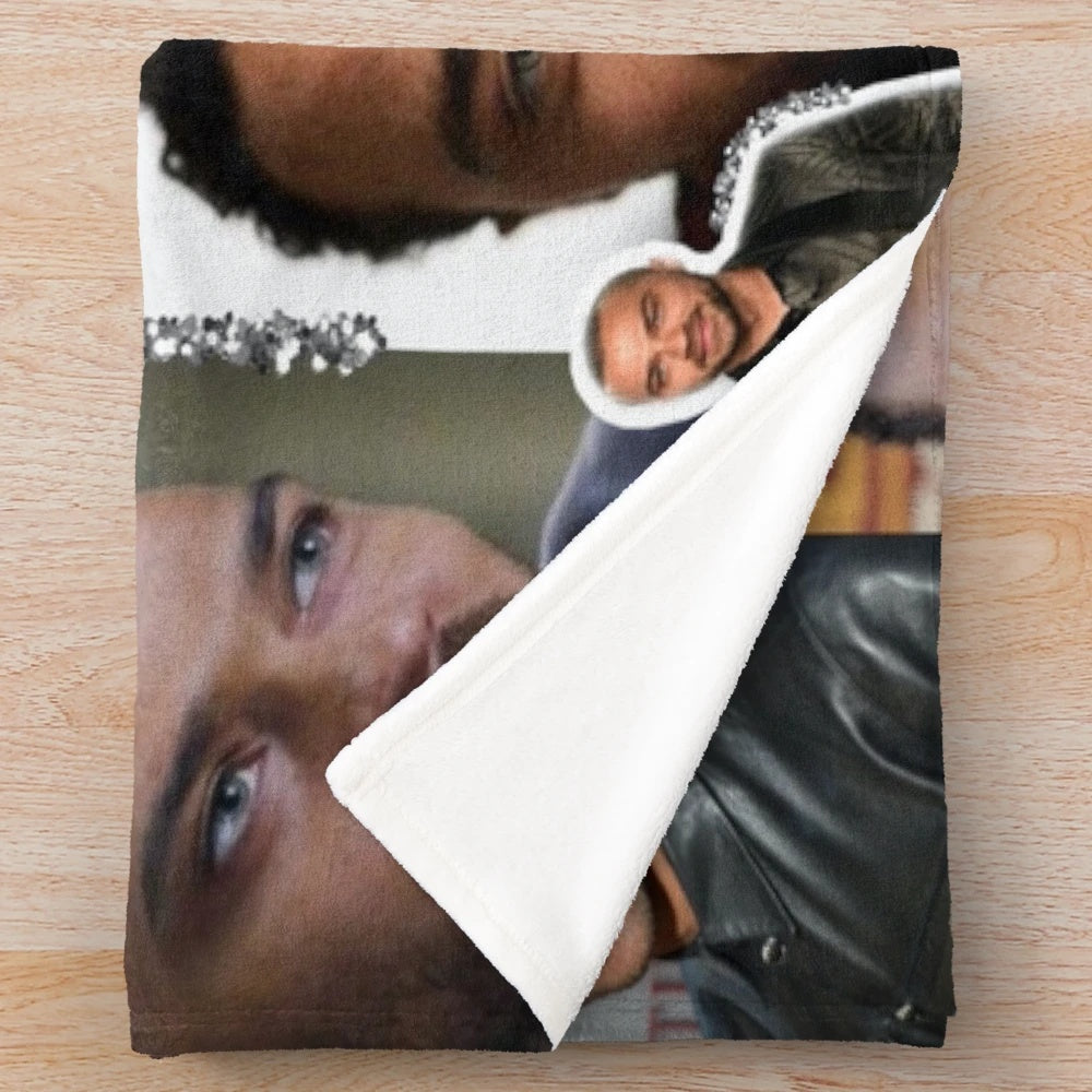 Jackson Avery Inspired Collage Plush Blanket