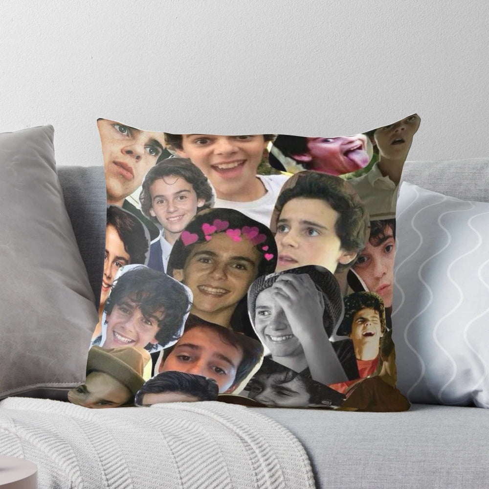 Jack Dylan Grazer Collage Pillow