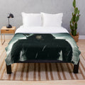 Green Arrow inspired plush blanket featuring Oliver Queen