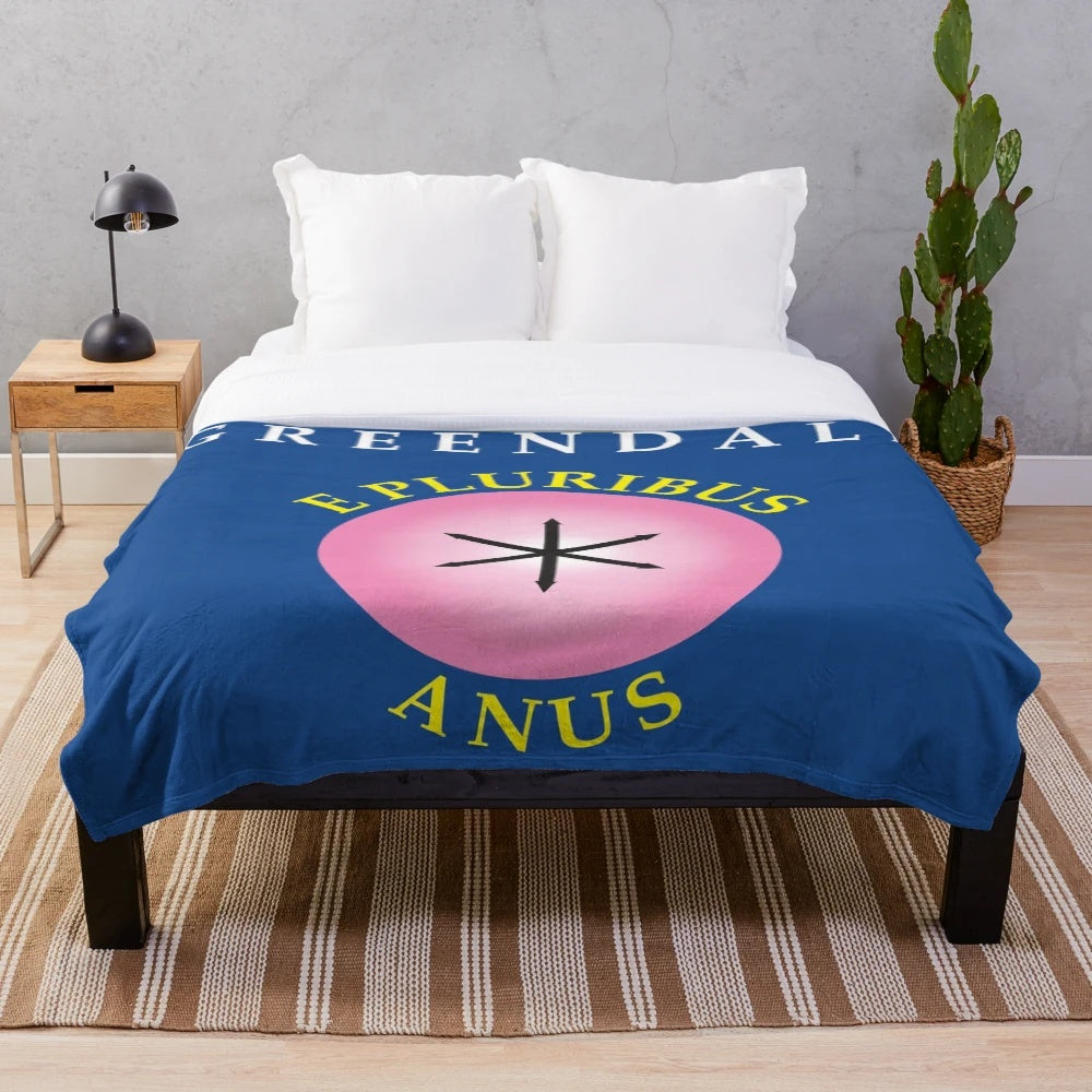 E Pluribus Anus Plush Blanket from the hit comedy TV show Community