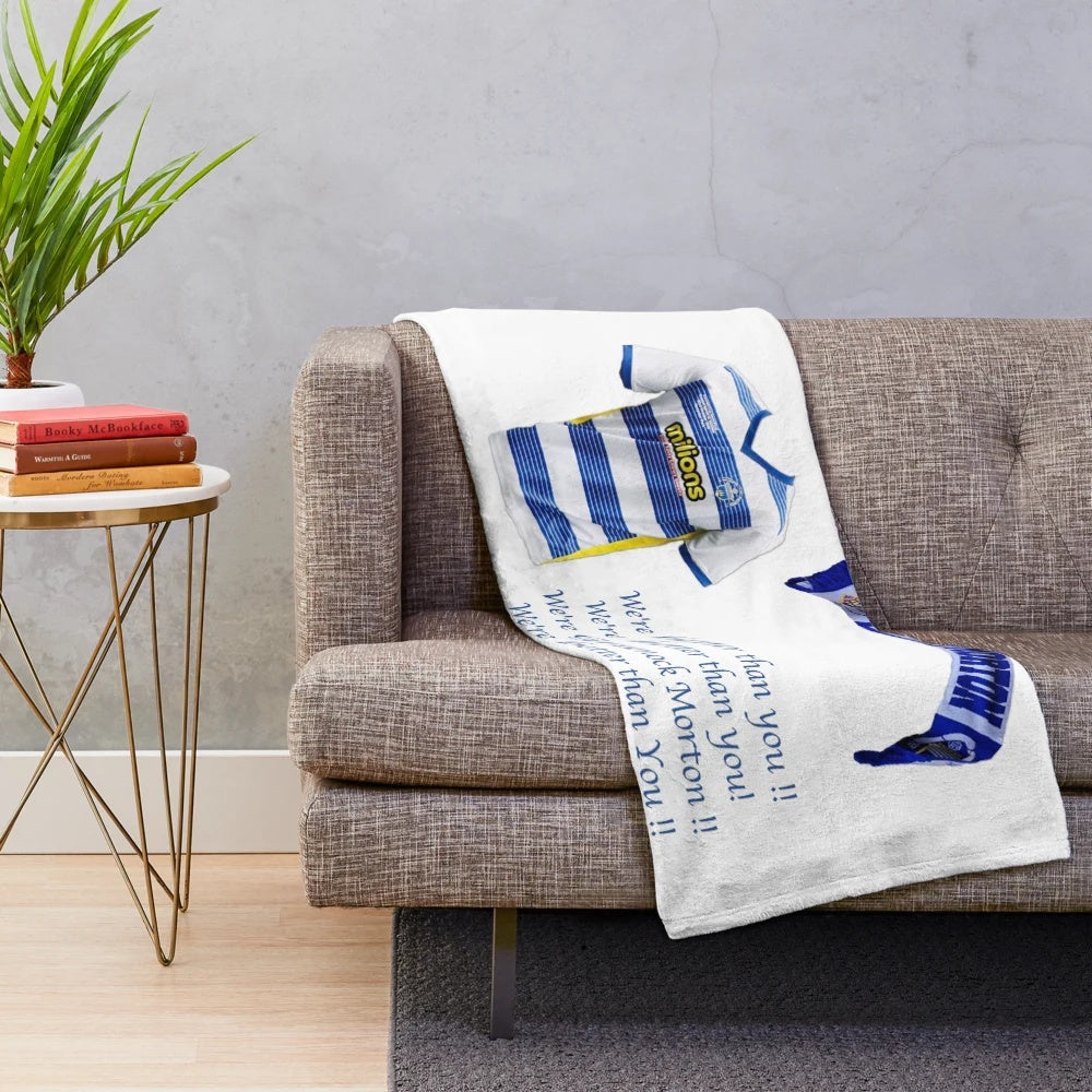 Greenock Morton FC Plush Blanket