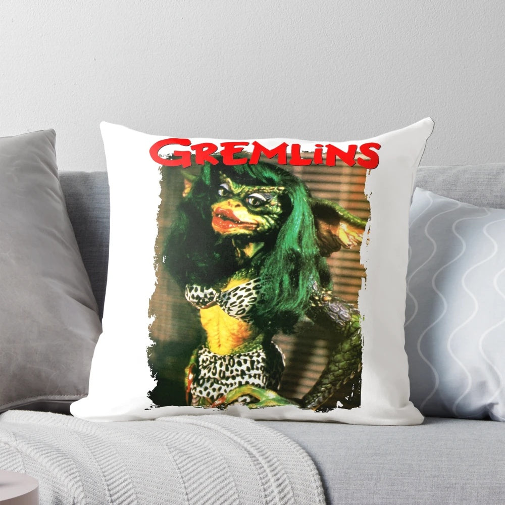 Gremlins Greta Pillow featuring the iconic character from the classic Christmas movie
