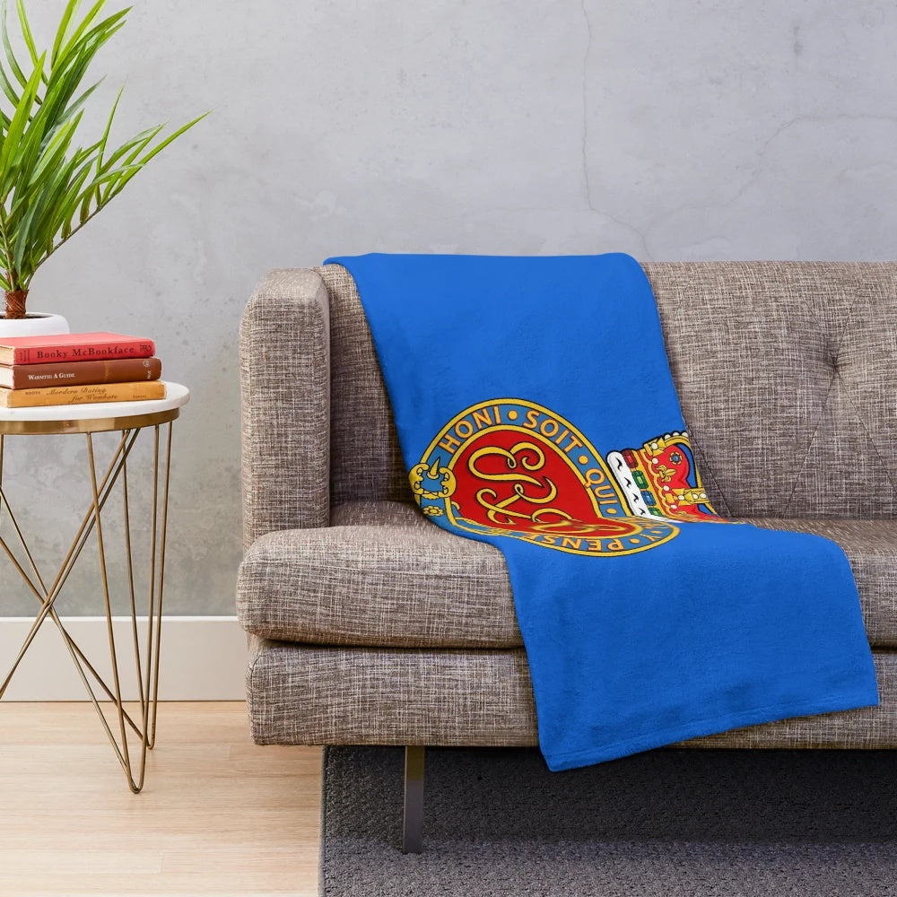 Grenadier Guards Plush Blanket featuring the iconic British military uniform