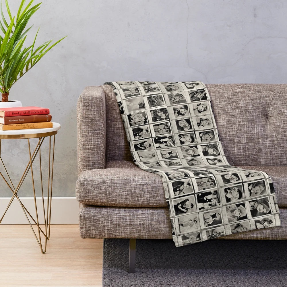 Greta Garbo 1920s Plush Blanket