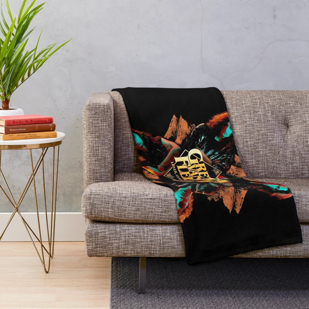 Greta Van Fleet Inspired Plush Blanket - Soft, Cozy Home Decor for Fans