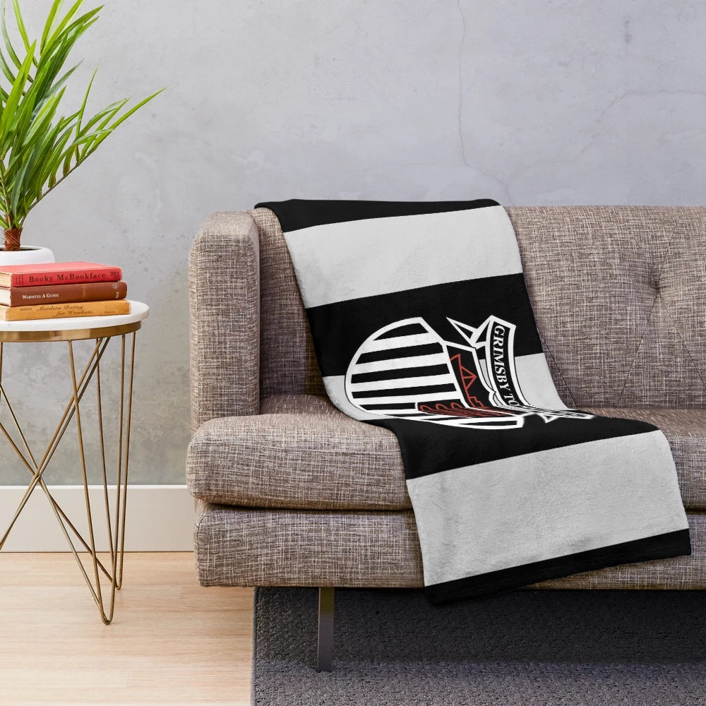 Grimsby Town Inspired Plush Blanket