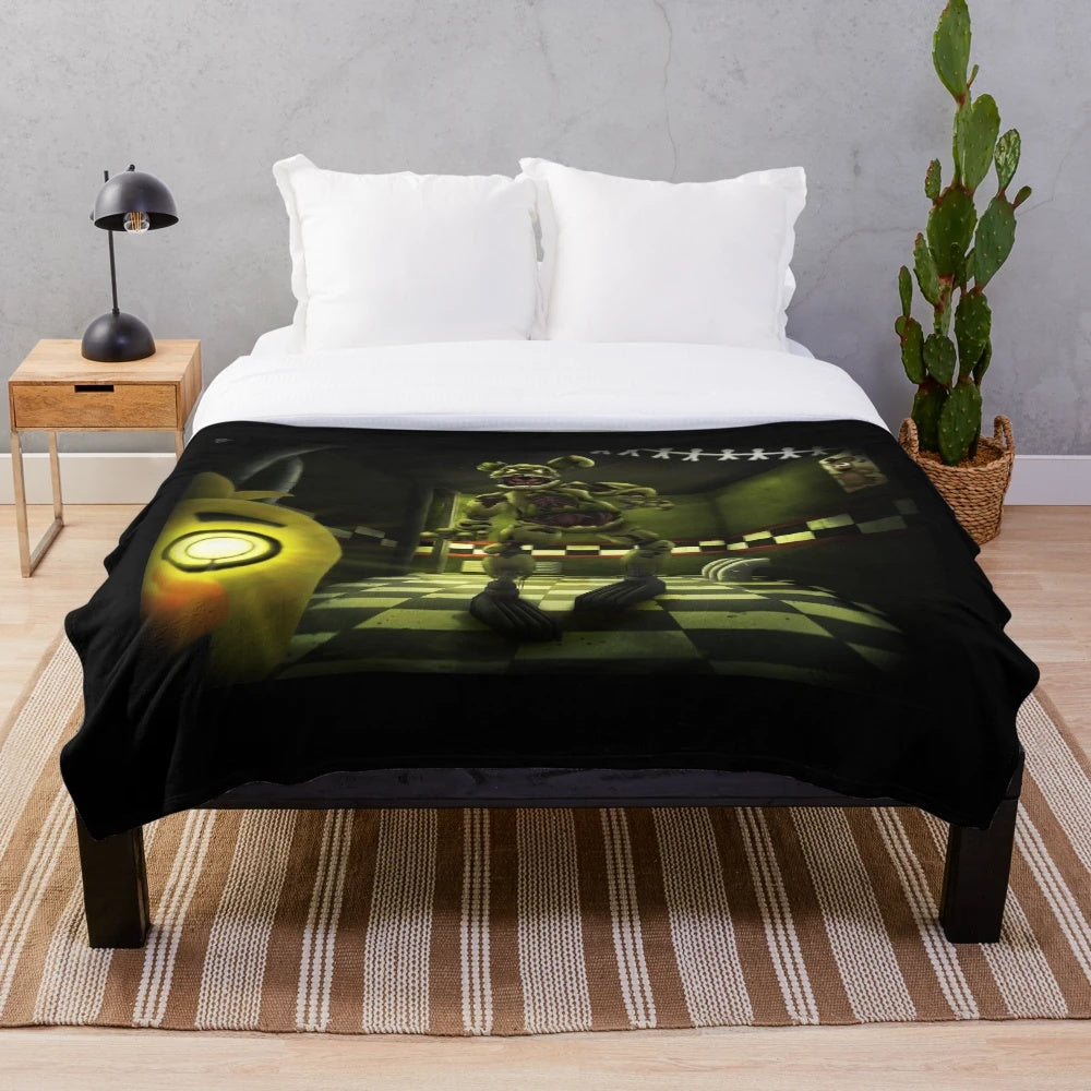 Grotesque Springtrap Plush Blanket from Five Nights at Freddy's