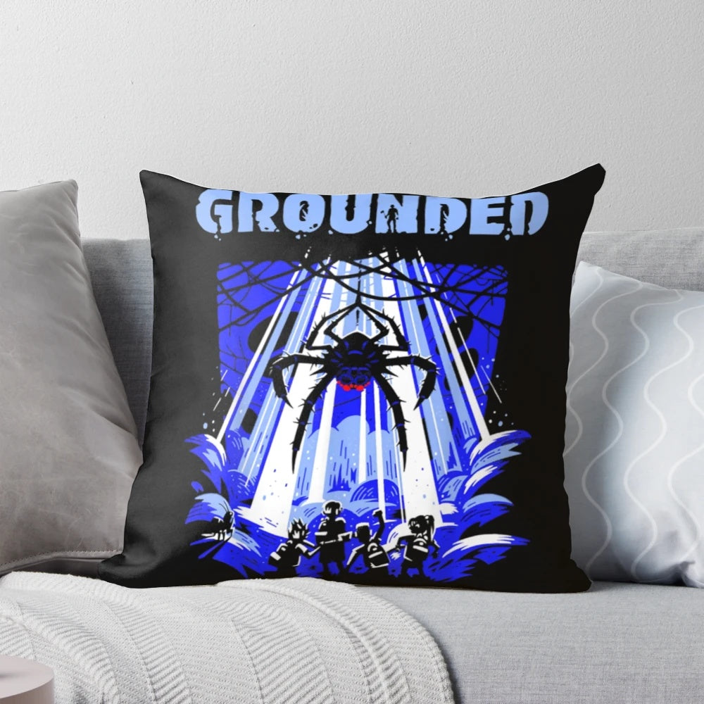 Grounded video game-themed pillow with a cozy, plush design for gamers.