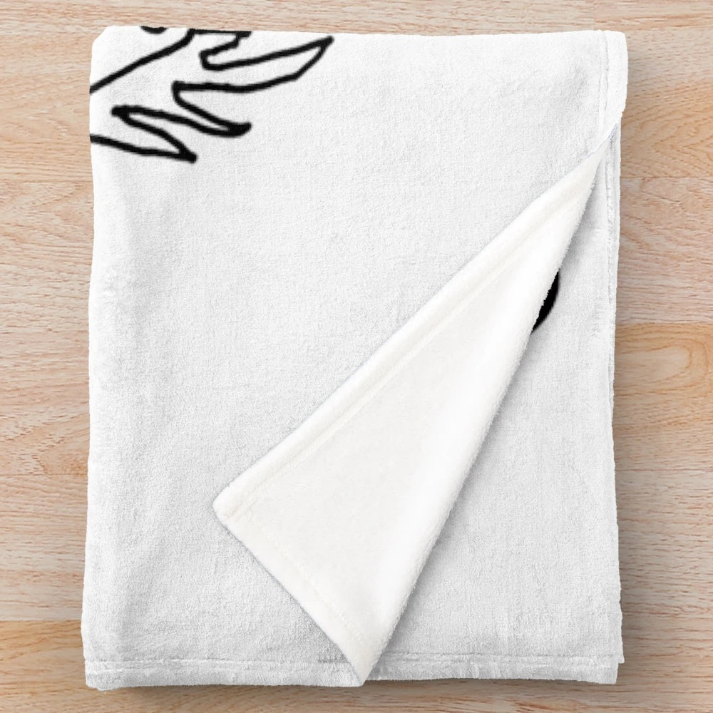 Cozy plush blanket featuring Grouplove's iconic album artwork and band name