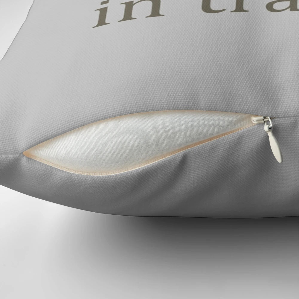 Vintage-inspired flat cap design pillow featuring a grumpy old man, reminiscent of the BBC sitcom One Foot in the Grave.