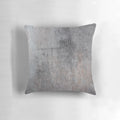 Grunge metal texture pillow with a worn, industrial-inspired design