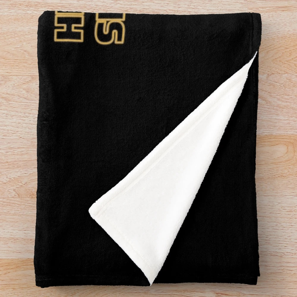Guenther Steiner Oil Paint Plush Blanket with Formula 1 Inspired Design