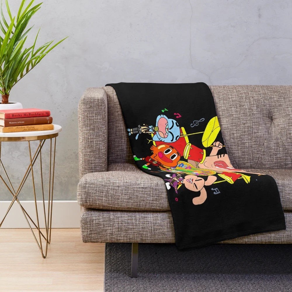 The Band Plush Blanket from The Amazing World of Gumball