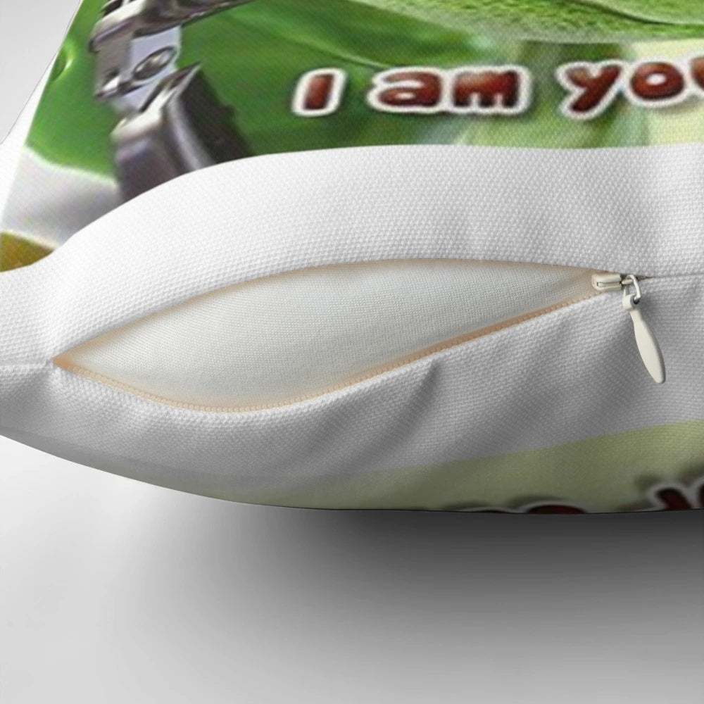Gummibar I Am Your Gummy Bear plush pillow featuring the popular children's cartoon character