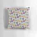 Gungeoneers Pixel Art Pillow - Cozy gaming merchandise featuring characters from the popular video game Enter the Gungeon