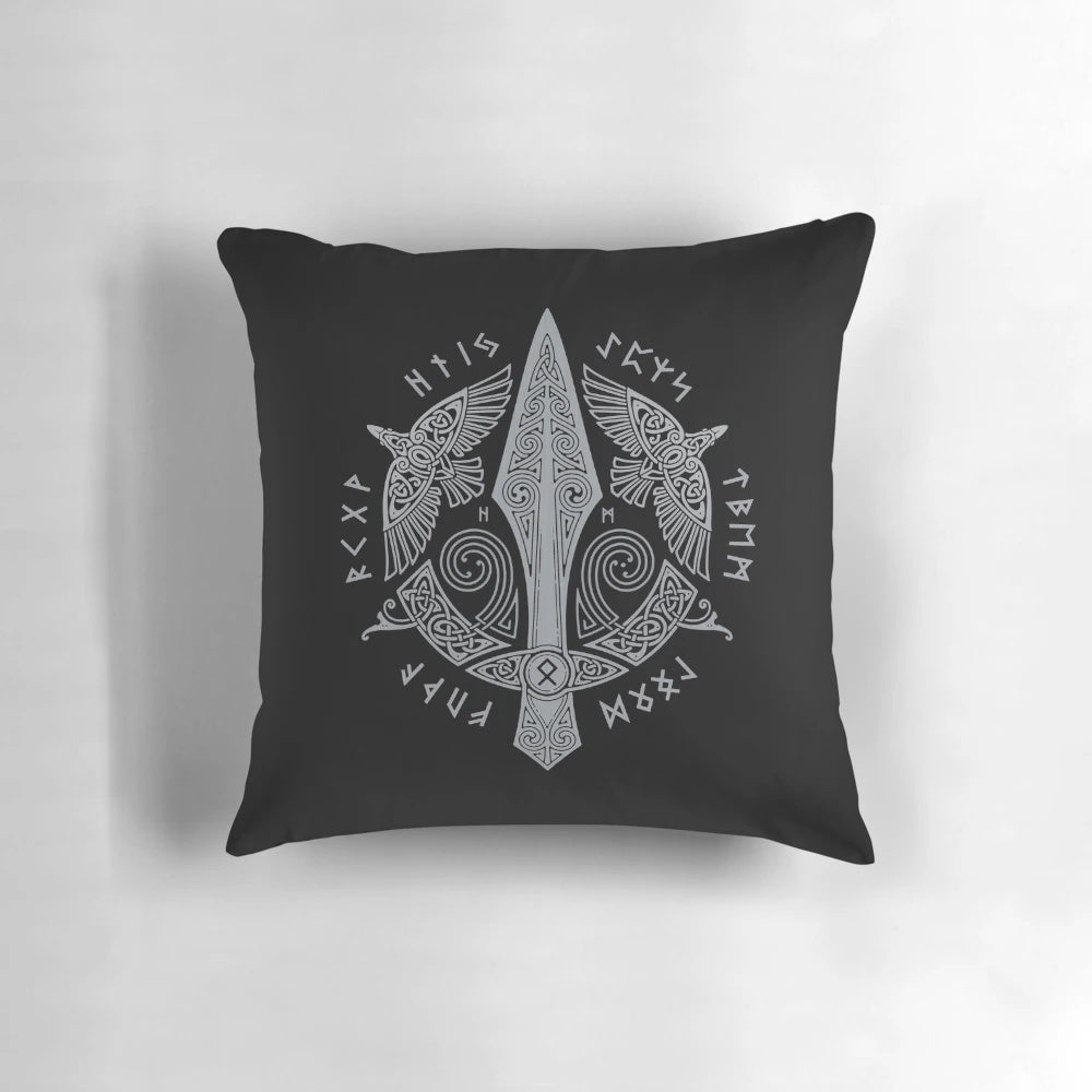 Gungnir - the Mystical Nordic Mythology Spear of Odin Pillow