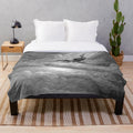 Gustave Doré inspired plush blanket featuring the famous The Fall of Satan illustration