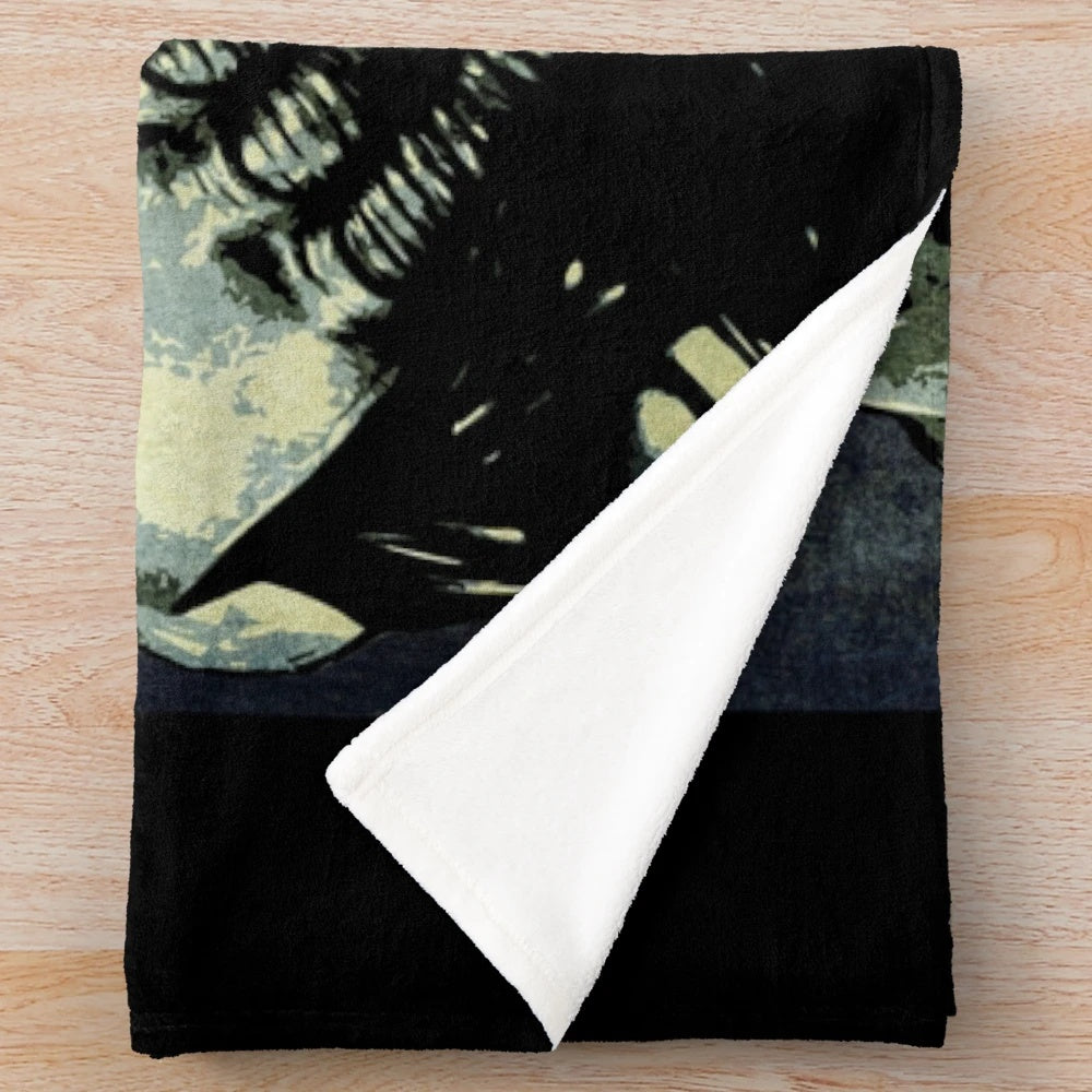 Guyver plush blanket featuring the iconic science fiction character
