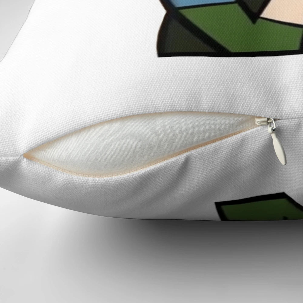 Gwen, the iconic emo character from Total Drama Island, featured on a comfortable pillow