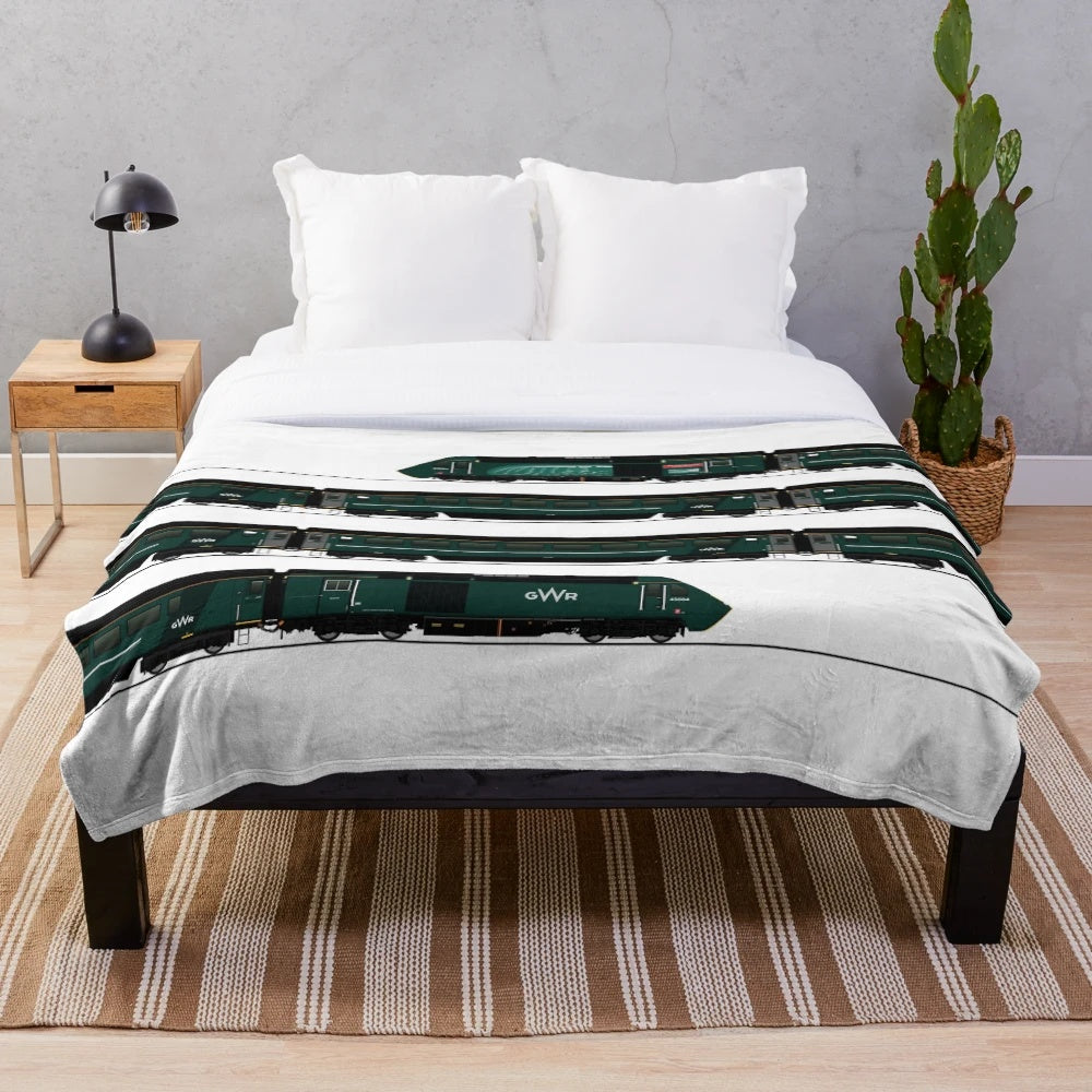 GWR HST Intercity 125 Inspired Plush Blanket