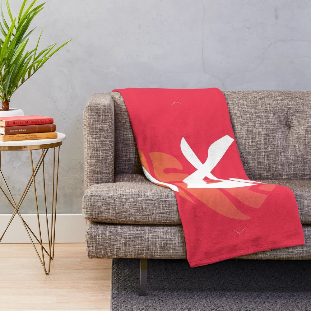 Gymnastics trampoline plush blanket