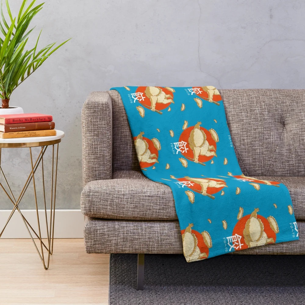 Gyoza Fairy Plush Blanket, featuring anime-inspired design